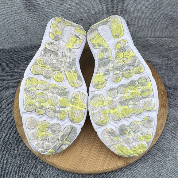 Under Armour Charged Running Shoes Womens Size 10.5 White Yellow Art 3026179-110 - Picture 7 of 9